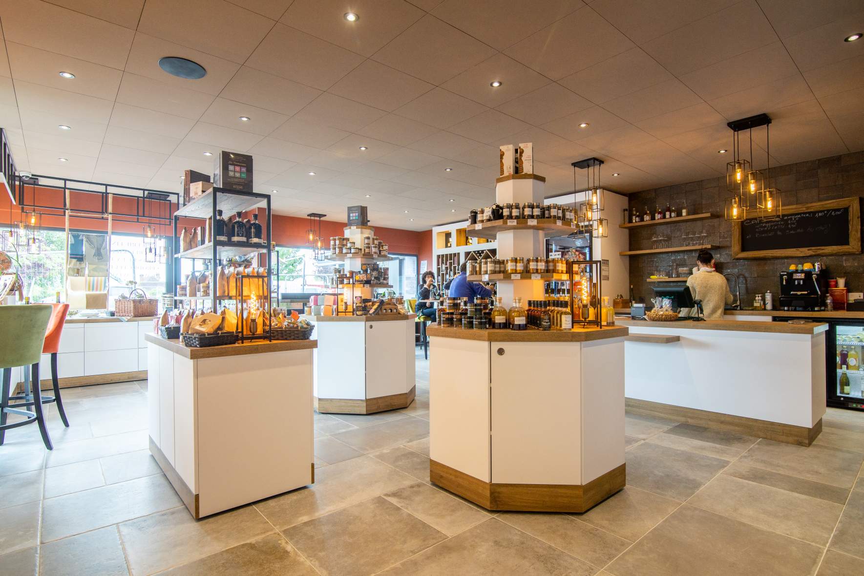 intérieur de l'échoppe by chef Poudras